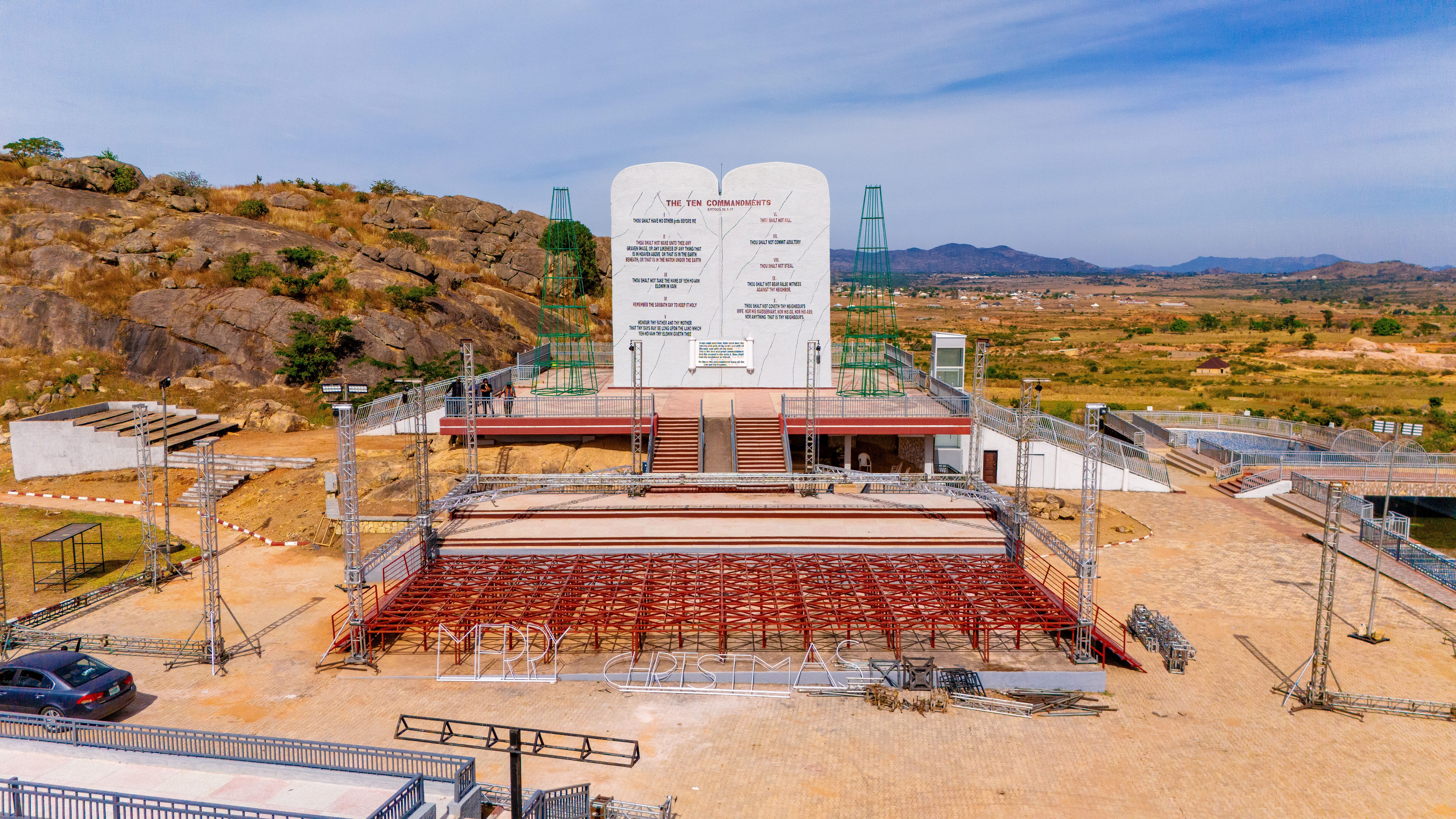 Ten commandments monument